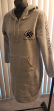 Load image into Gallery viewer, Hoodie Dress ( Hologram Black)