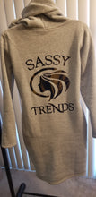Load image into Gallery viewer, Hoodie Dress ( Hologram Black)